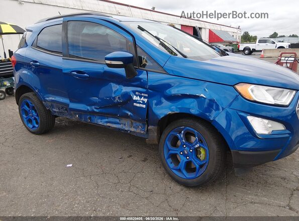 MAJ6S3GL3NC462070 2022 FORD ECOSPORT Blue Вид спереду
