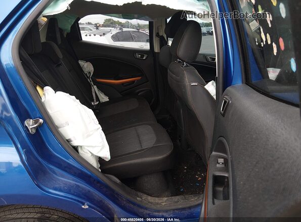 MAJ6S3GL3NC462070 2022 FORD ECOSPORT Blue Вид наклейки з VIN-кодом