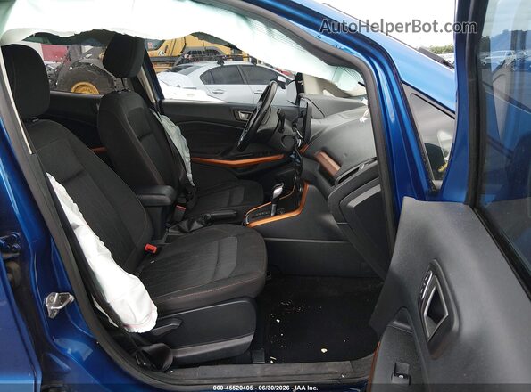 MAJ6S3GL3NC462070 2022 FORD ECOSPORT Blue Вид салону спереду