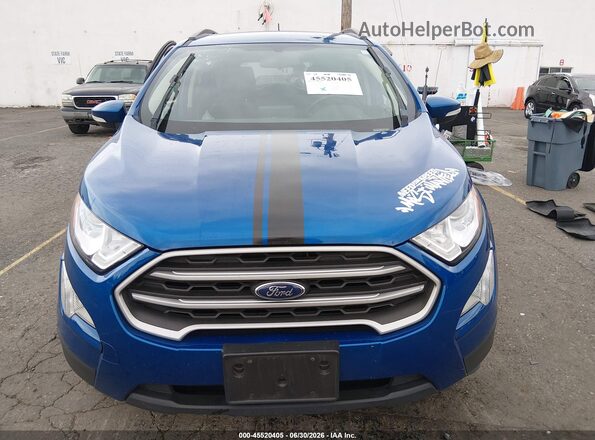 MAJ6S3GL3NC462070 2022 FORD ECOSPORT Blue Вид щитка приладів