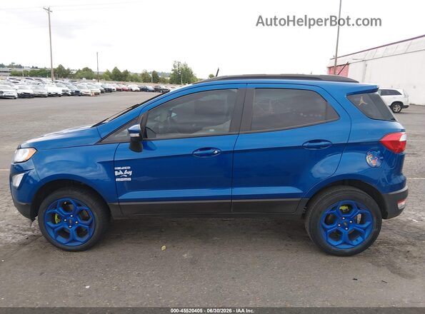 MAJ6S3GL3NC462070 2022 FORD ECOSPORT Blue Панорамний вид салону 360°