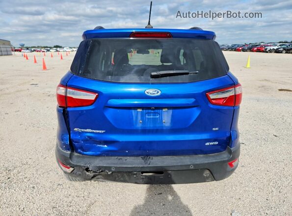 MAJ6S3GL4LC360144 2020 FORD ECOSPORT Blue უკანა ხედი