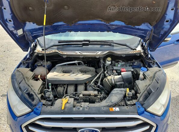 MAJ6S3GL4LC360144 2020 FORD ECOSPORT Blue უკანა სალონის ხედი