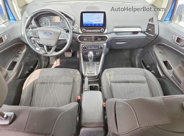 MAJ6S3GL4LC360144 2020 FORD ECOSPORT Blue წინა პანელის ხედი