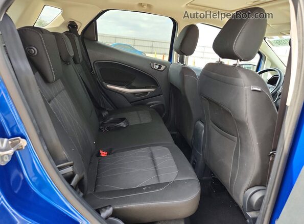 MAJ6S3GL4LC360144 2020 FORD ECOSPORT Blue უკანა სავარძლების ხედი