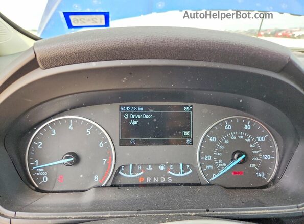MAJ6S3GL4LC360144 2020 FORD ECOSPORT Blue ხელსაწყოთა პანელის ხედი