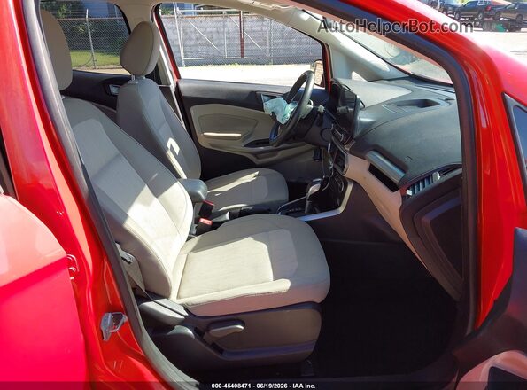MAJ6S3GL4LC392432 2020 FORD ECOSPORT Красный Вид салона спереди