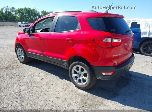 MAJ6S3GL4LC392432 2020 FORD ECOSPORT Красный Задняя левая четверть