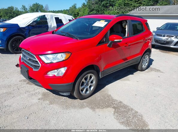 MAJ6S3GL4LC392432 2020 FORD ECOSPORT Красный Передняя левая четверть