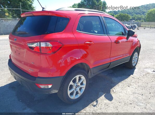 MAJ6S3GL4LC392432 2020 FORD ECOSPORT Красный Задняя правая четверть