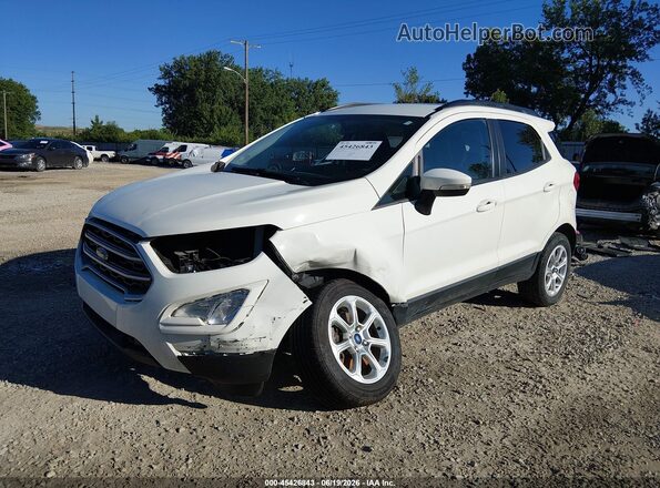 MAJ6S3GL4NC460294 2022 FORD ECOSPORT White Передня ліва чверть