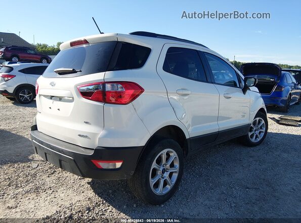 MAJ6S3GL4NC460294 2022 FORD ECOSPORT White Задня права чверть