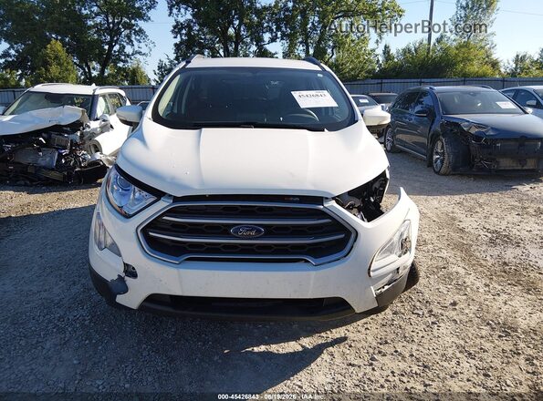 MAJ6S3GL4NC460294 2022 FORD ECOSPORT White Вид щитка приладів