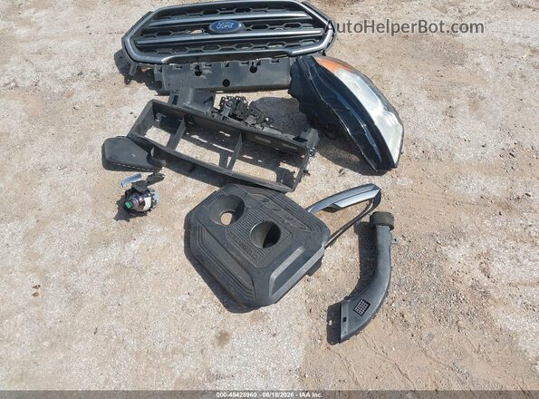 MAJ6S3GL5KC287056 2019 FORD ECOSPORT Gray Instrument cluster view