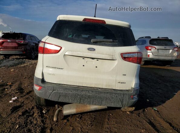 MAJ6S3GL5NC470123 2022 FORD ECOSPORT White Հետևի տեսք