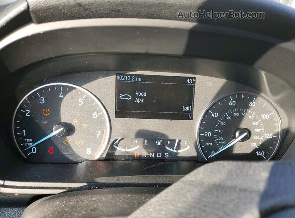 MAJ6S3GL5NC470123 2022 FORD ECOSPORT White Սարքավորումների վահանակի տեսք