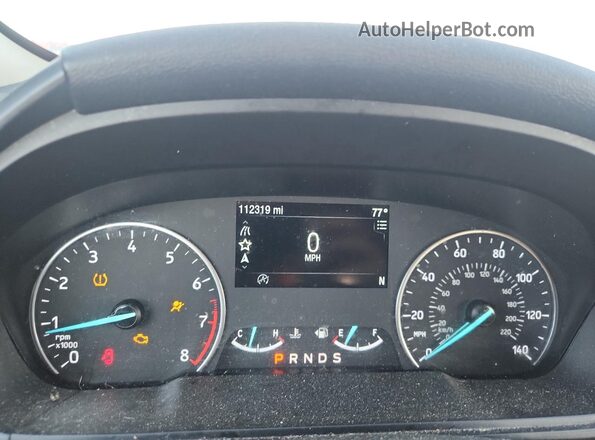 MAJ6S3GL6KC270640 2019 FORD ECOSPORT Brown Instrument cluster view