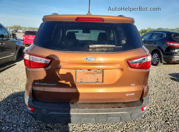 MAJ6S3GL6KC270640 2019 FORD ECOSPORT Brown Rear view