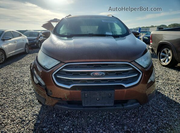 MAJ6S3GL6KC270640 2019 FORD ECOSPORT Brown Front view