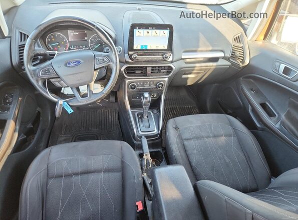 MAJ6S3GL6KC270640 2019 FORD ECOSPORT Brown Dashboard view
