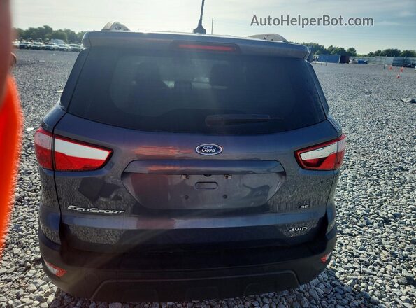 MAJ6S3GL6KC299720 2019 FORD ECOSPORT Gray უკანა ხედი