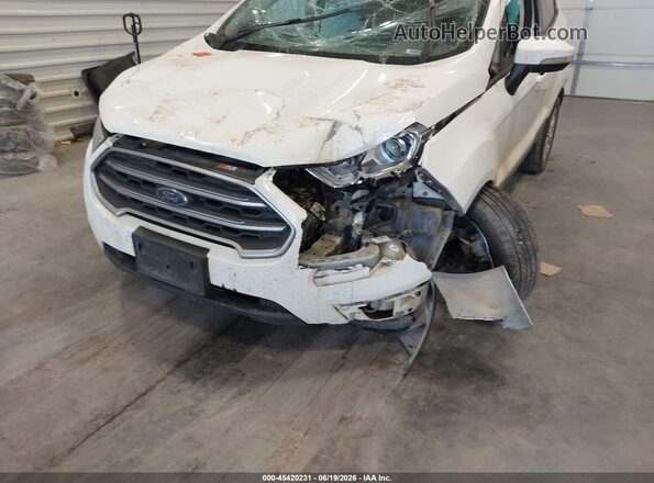 MAJ6S3GL6LC370237 2020 FORD ECOSPORT White წინა ხედი
