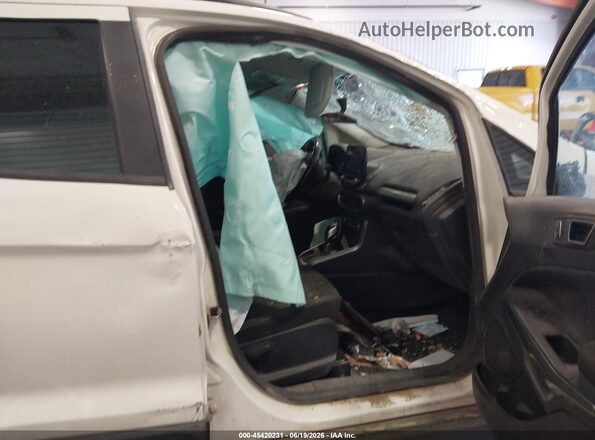 MAJ6S3GL6LC370237 2020 FORD ECOSPORT White წინა სალონის ხედი