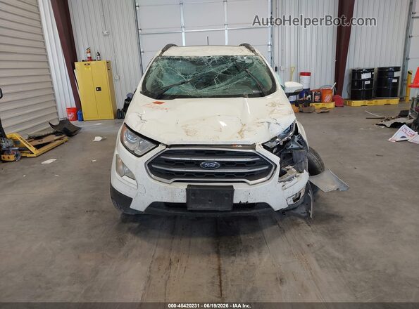 MAJ6S3GL6LC370237 2020 FORD ECOSPORT White ხელსაწყოთა პანელის ხედი