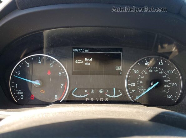MAJ6S3GL6LC384770 2020 FORD ECOSPORT Gray Instrument cluster view