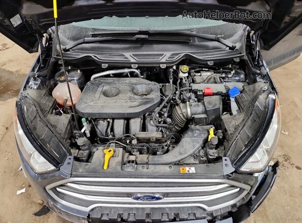 MAJ6S3GL6LC388303 2020 FORD ECOSPORT Blue Engine compartment view