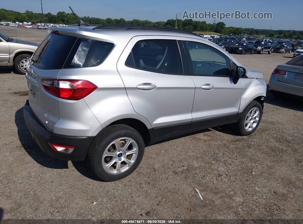 MAJ6S3GL6LC390049 2020 FORD ECOSPORT Серебряный Задняя правая четверть