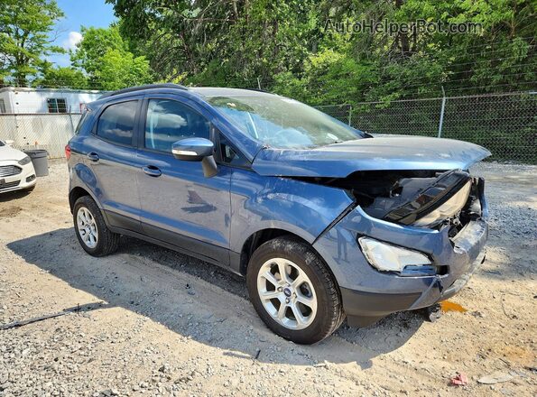 MAJ6S3GL6MC431443 2021 FORD ECOSPORT Синий Передняя правая четверть