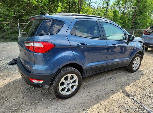 MAJ6S3GL6MC431443 2021 FORD ECOSPORT Синий Задняя правая четверть