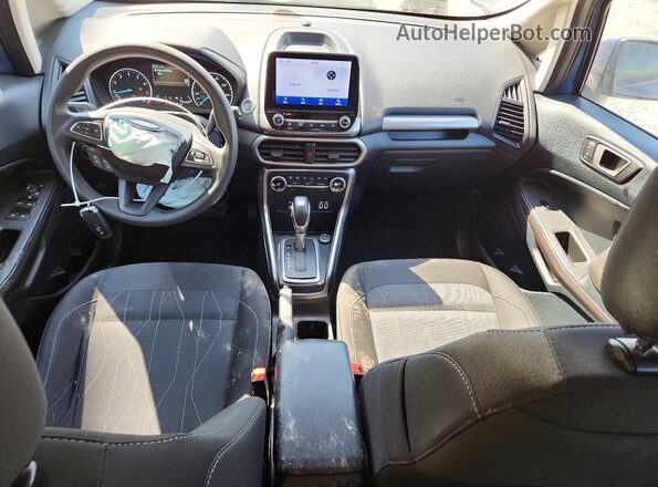 MAJ6S3GL6MC431443 2021 FORD ECOSPORT Синий Вид панели приборов