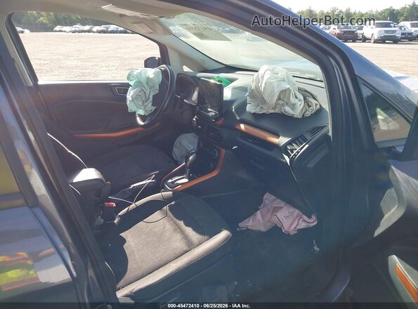 MAJ6S3GL6NC462256 2022 FORD ECOSPORT Gray Widok wnętrza z przodu