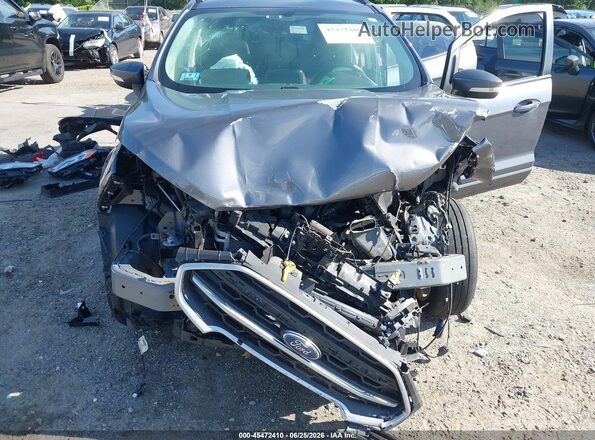 MAJ6S3GL6NC462256 2022 FORD ECOSPORT Gray Widok z przodu