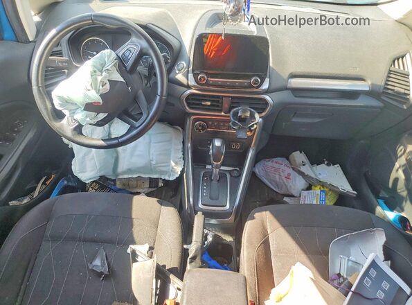 MAJ6S3GL7KC258769 2019 FORD ECOSPORT Blue Առջևի վահանակի տեսք