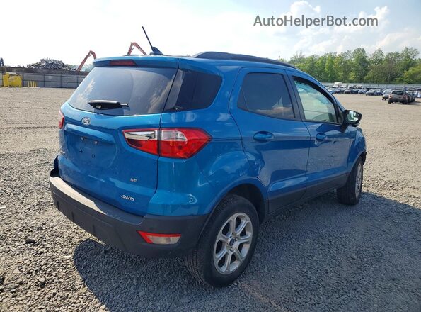 MAJ6S3GL7KC258769 2019 FORD ECOSPORT Blue Հետևի աջ