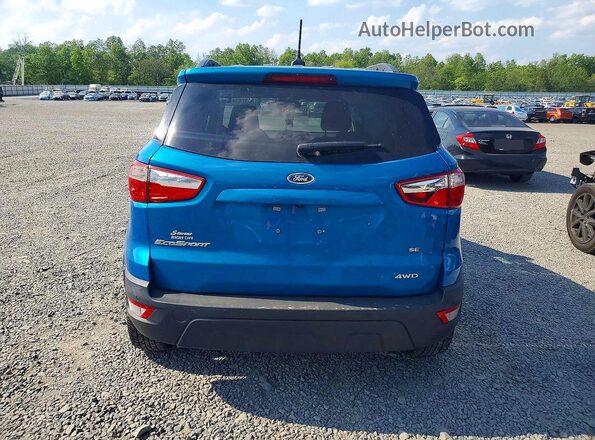 MAJ6S3GL7KC258769 2019 FORD ECOSPORT Blue Հետևի տեսք