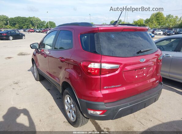 MAJ6S3GL7KC304052 2019 FORD ECOSPORT Red Rear left