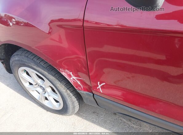 MAJ6S3GL7KC304052 2019 FORD ECOSPORT Red Front view