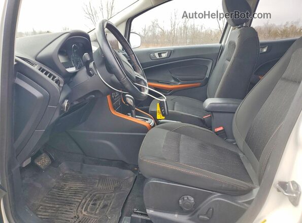 MAJ6S3GL7NC460824 2022 FORD ECOSPORT White Front interior view