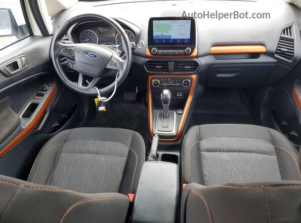 MAJ6S3GL7NC460824 2022 FORD ECOSPORT White Dashboard view