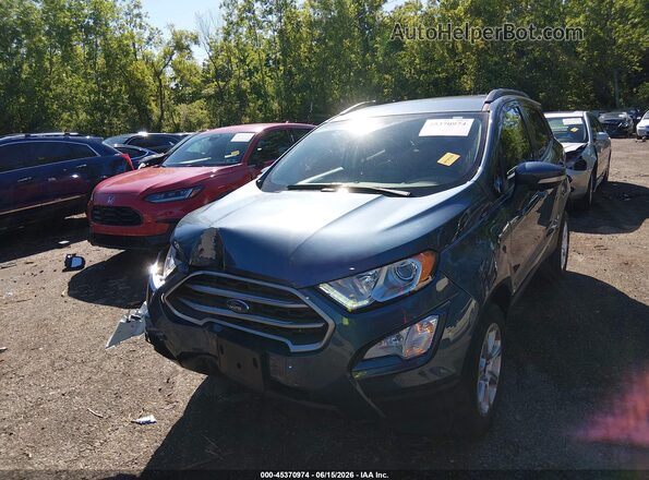 MAJ6S3GL7NC463853 2022 FORD ECOSPORT Blue Widok z przodu