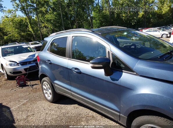MAJ6S3GL7NC463853 2022 FORD ECOSPORT Blue Widok wnętrza z tyłu