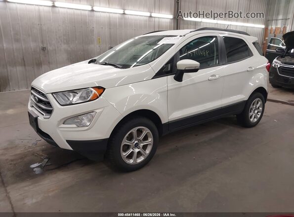 MAJ6S3GL7NC468244 2022 FORD ECOSPORT Белый Передняя левая четверть