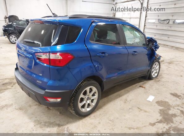 MAJ6S3GL7NC472987 2022 FORD ECOSPORT Blue Rear right