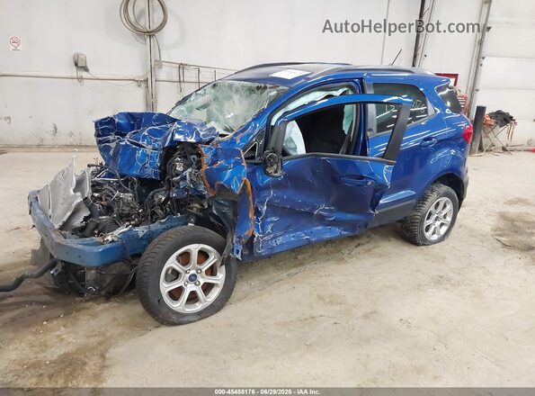 MAJ6S3GL7NC472987 2022 FORD ECOSPORT Blue Front left