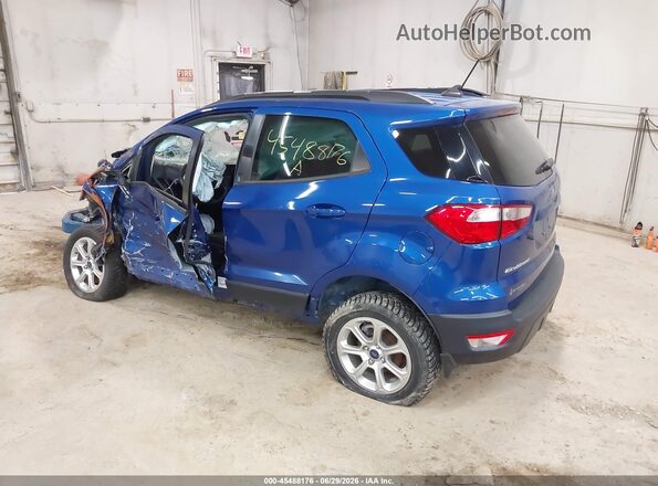 MAJ6S3GL7NC472987 2022 FORD ECOSPORT Blue Rear left