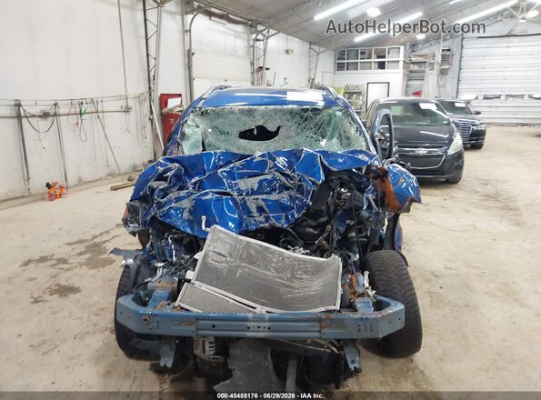 MAJ6S3GL7NC472987 2022 FORD ECOSPORT Blue Instrument cluster view